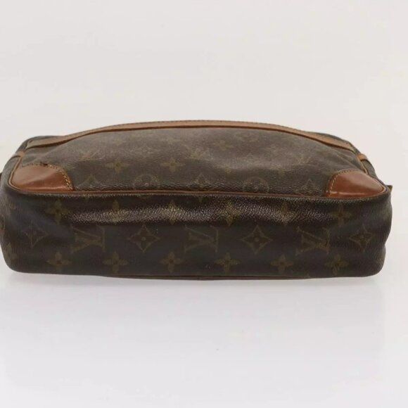 LOUIS VUITTON Monogram Compiegne 28 Clutch Bag LV Auth - Picture 6 of 16
